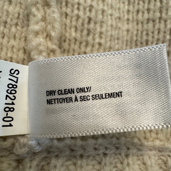 ✨ Gap Lambswool Asymmetrical Zip Cardigan - Cozy Sherpa Collar - XS - Picture 16 of 16